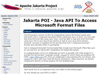 Jakarta POI - Java API To Access Microsoft Format Files
